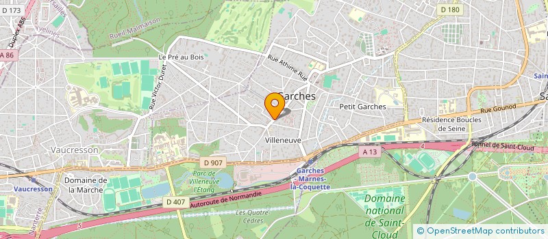 localisation de l'entreprise MONSIEUR LAURENT SIGNOUD à GARCHES