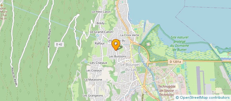 localisation de l'entreprise MONSIEUR LAURENT SIKLOSSY  LE BOURGET-DU-LAC