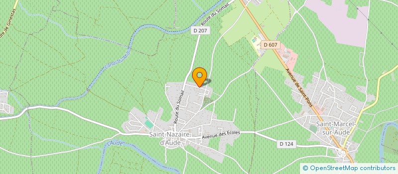 localisation de l'entreprise MONSIEUR LAURENT SIMO  SAINT-NAZAIRE-D'AUDE