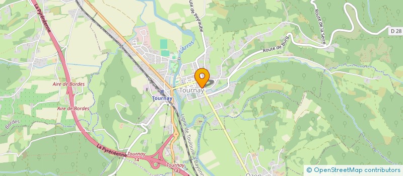 localisation de l'entreprise MONSIEUR LAURENT SIMON  TOURNAY