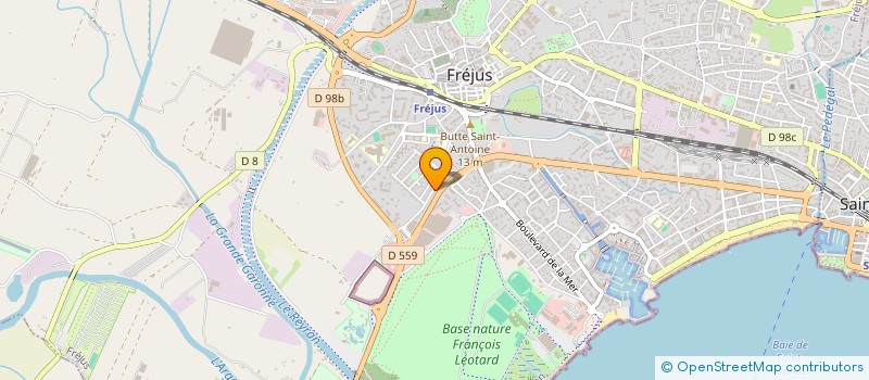 localisation de l'entreprise MONSIEUR LAURENT SIMONI à FREJUS