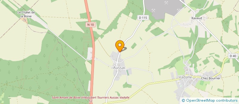 localisation de l'entreprise MONSIEUR LAURENT SIRE à AUSSAC-VADALLE