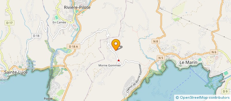 localisation de l'entreprise MONSIEUR LAURENT SIVATTE  LE MARIN