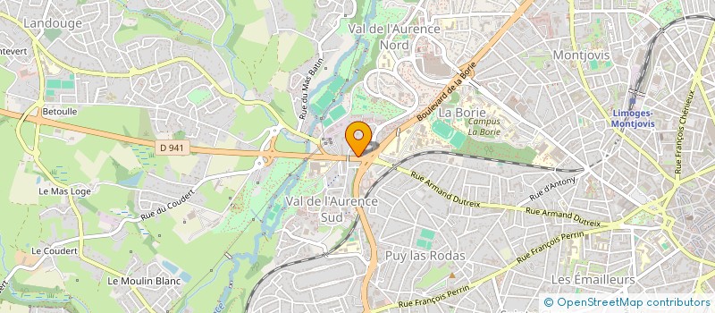 localisation de l'entreprise MONSIEUR LAURENT SOCHAT à LIMOGES