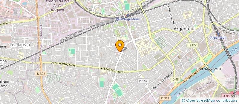 localisation de l'entreprise MONSIEUR LAURENT SONG à ARGENTEUIL