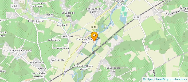 localisation de l'entreprise MONSIEUR LAURENT SONZOGNI  CHANCAY