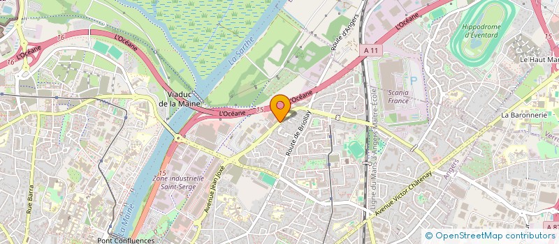 localisation de l'entreprise MONSIEUR LAURENT SOSSON à ANGERS