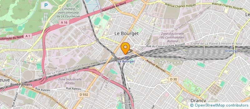 localisation de l'entreprise MONSIEUR LAURENT SOUIED  LE BOURGET