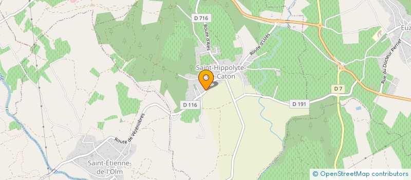 localisation de l'entreprise MONSIEUR LAURENT SOULIER  SAINT-HIPPOLYTE-DE-CATON