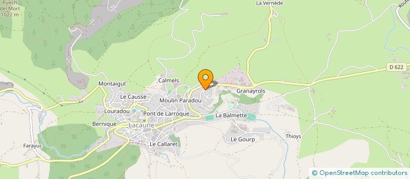 localisation de l'entreprise MONSIEUR LAURENT SOUM à LACAUNE