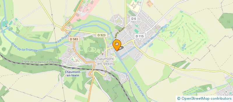 localisation de l'entreprise MONSIEUR LAURENT SOUMAGNAC à CHAUMONT-EN-VEXIN