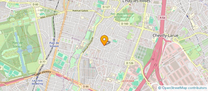 localisation de l'entreprise MONSIEUR LAURENT SOURDEAU  L HAY LES ROSES