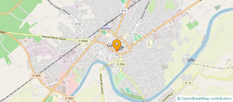 localisation de l'entreprise MONSIEUR LAURENT SOUSTELLE  GAILLAC