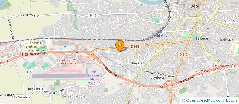 localisation de l'entreprise MONSIEUR LAURENT SOUYRIS à ALBI