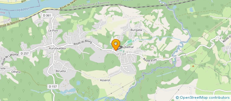 localisation de l'entreprise MONSIEUR LAURENT STANG  URCUIT