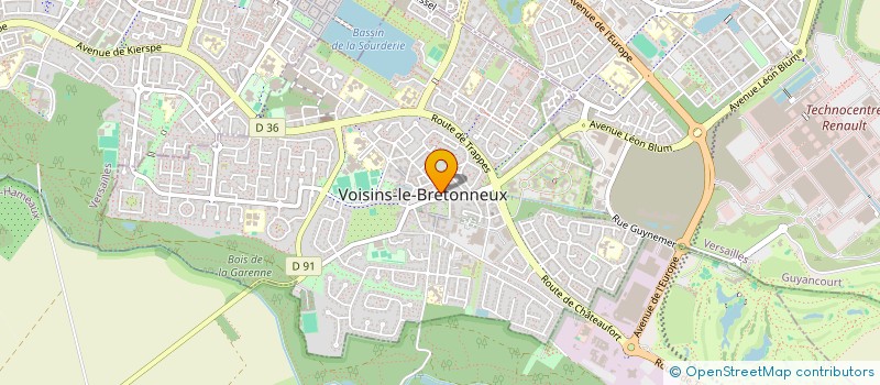 localisation de l'entreprise MONSIEUR LAURENT STEPHANE DESWAERTE à VOISINS-LE-BRETONNEUX