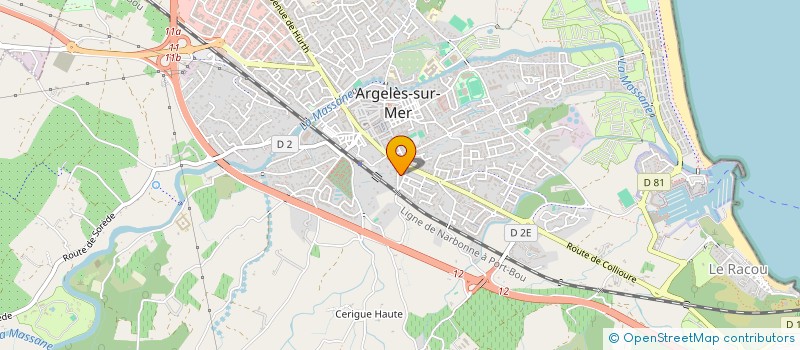 localisation de l'entreprise MONSIEUR LAURENT STIEVENAZZO à ARGELES-SUR-MER