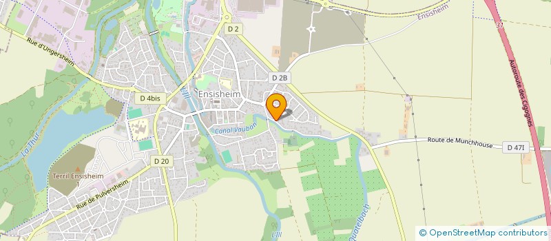 localisation de l'entreprise MONSIEUR LAURENT STURM  ENSISHEIM