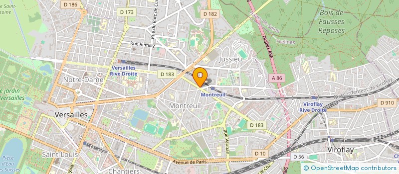 localisation de l'entreprise MONSIEUR LAURENT SUDRAT à VERSAILLES