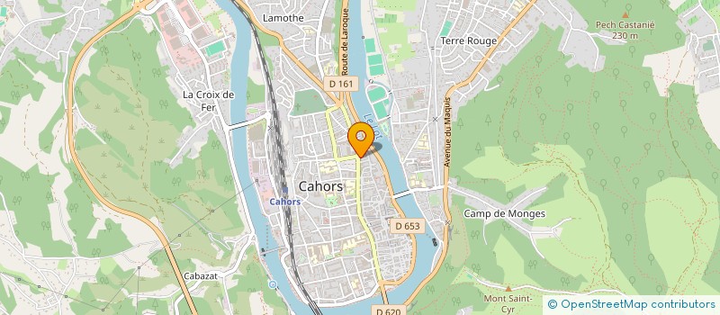 localisation de l'entreprise MONSIEUR LAURENT SUDRET  CAHORS