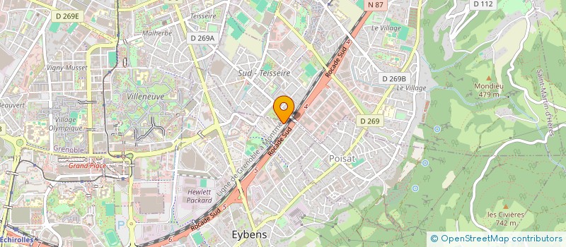 localisation de l'entreprise MONSIEUR LAURENT SUMMO  EYBENS