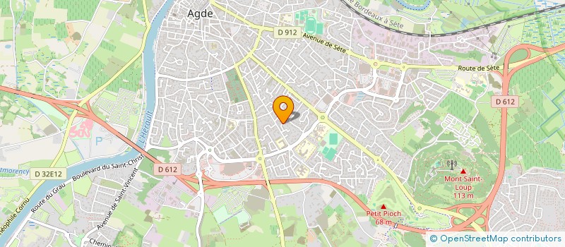 localisation de l'entreprise MONSIEUR LAURENT SUREDA  AGDE