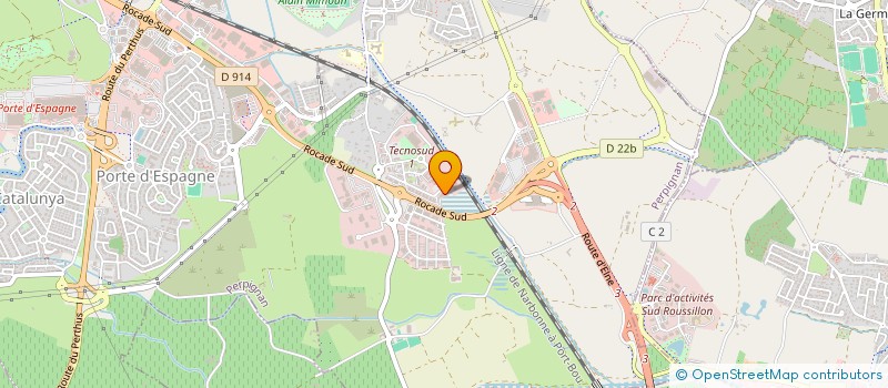 localisation de l'entreprise MONSIEUR LAURENT SUSPLUGAS  PERPIGNAN