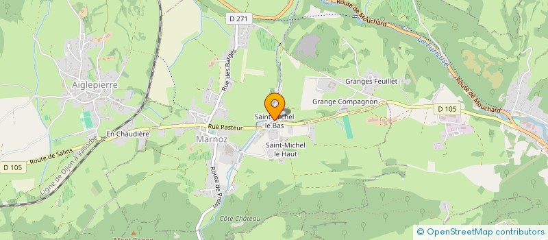 localisation de l'entreprise MONSIEUR LAURENT SYCH  SALINS-LES-BAINS