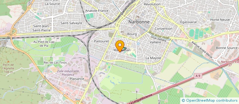 localisation de l'entreprise MONSIEUR LAURENT SYLVESTRE à NARBONNE