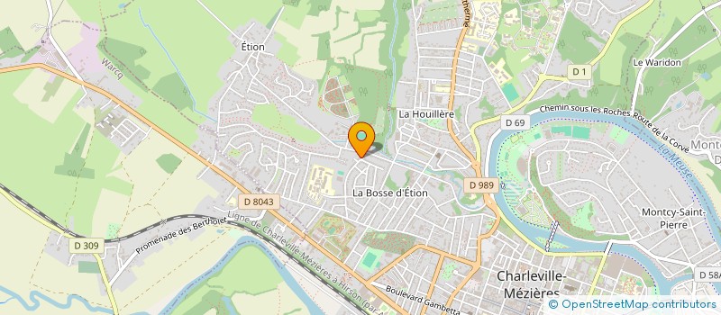 localisation de l'entreprise MONSIEUR LAURENT SZCZEPANIAK à CHARLEVILLE-MEZIERES