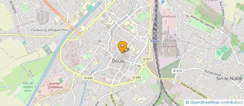 localisation de l'entreprise MONSIEUR LAURENT SZTUREMSKI  DOUAI