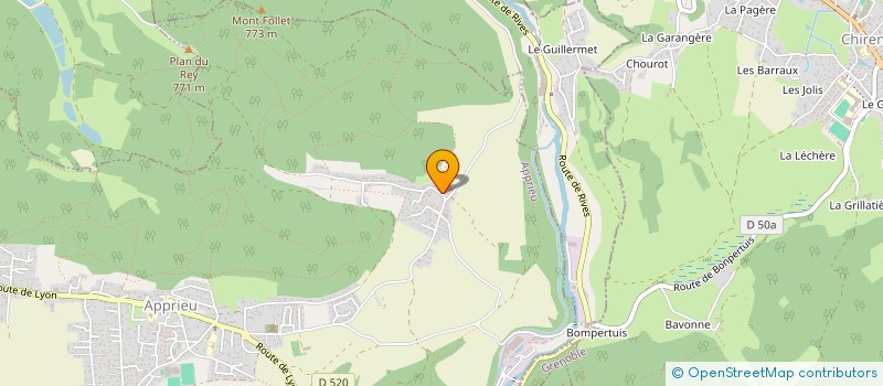 localisation de l'entreprise MONSIEUR LAURENT SZYMANSKI  APPRIEU