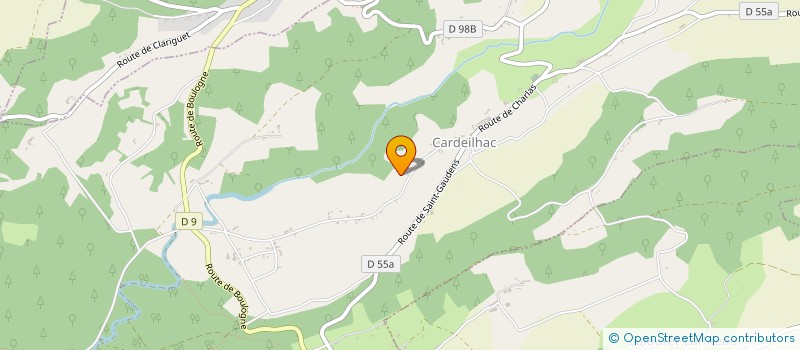 localisation de l'entreprise MONSIEUR LAURENT TACHAOUI  CARDEILHAC