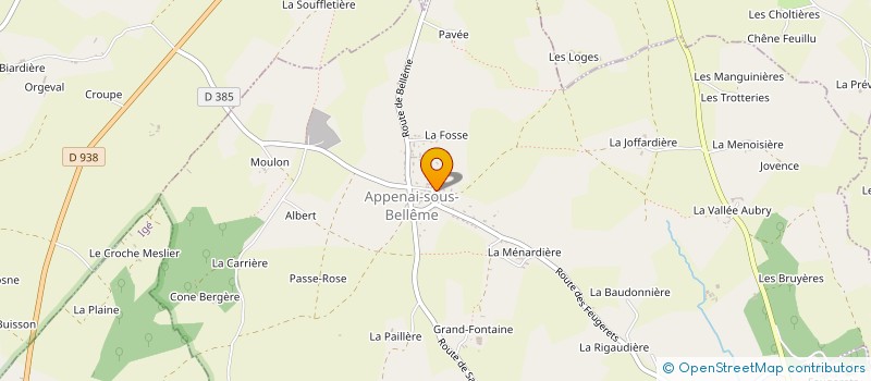 localisation de l'entreprise MONSIEUR LAURENT TAFFORY à BELLOU-LE-TRICHARD