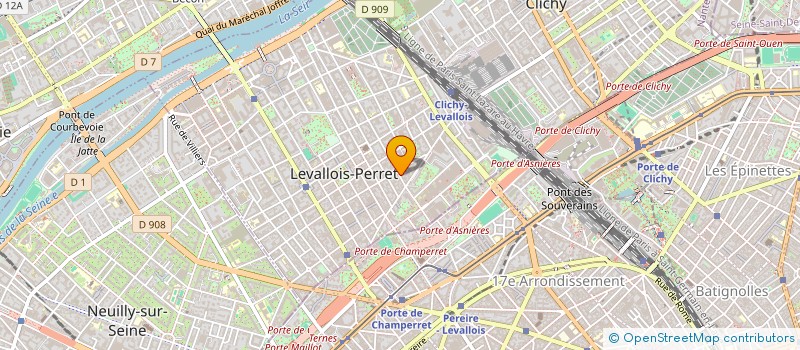 localisation de l'entreprise MONSIEUR LAURENT TAIEB à LEVALLOIS-PERRET