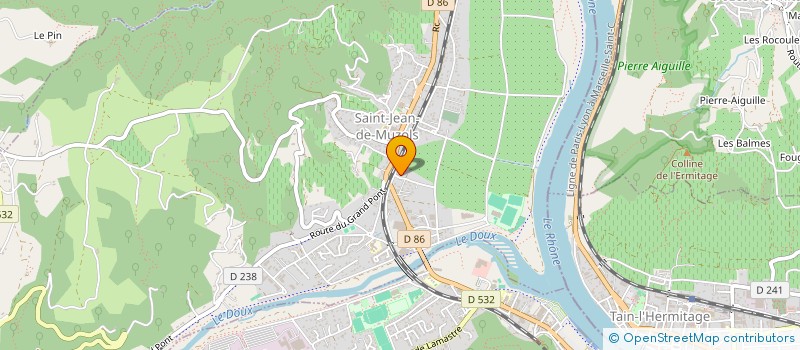 localisation de l'entreprise MONSIEUR LAURENT TALIERCIO  SAINT-JEAN-DE-MUZOLS