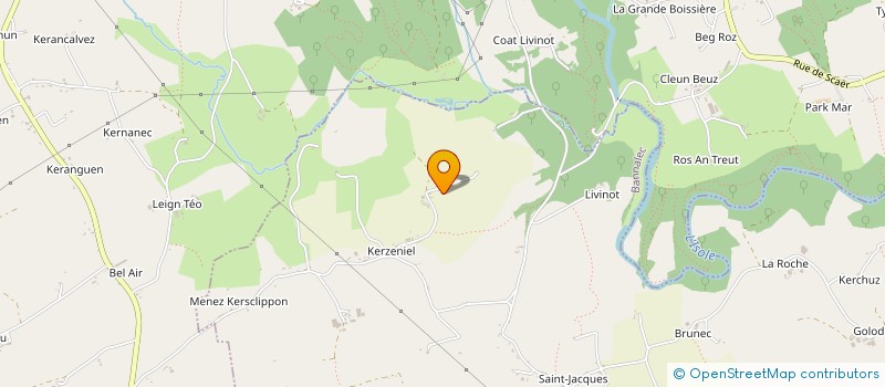 localisation de l'entreprise MONSIEUR LAURENT TALLEC  BANNALEC