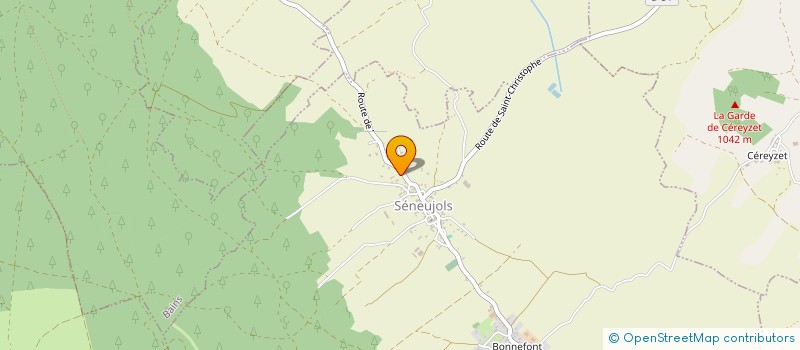 localisation de l'entreprise MONSIEUR LAURENT TALOBRE  SENEUJOLS