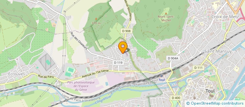 localisation de l'entreprise MONSIEUR LAURENT TALOTTI à ECROUVES