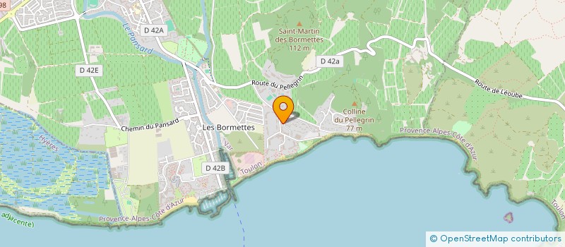 localisation de l'entreprise MONSIEUR LAURENT TAMBURINI  LA LONDE LES MAURES