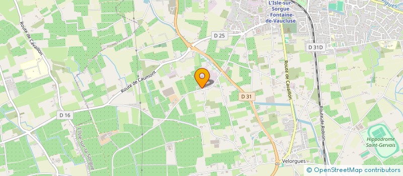 localisation de l'entreprise MONSIEUR LAURENT TAMISIER à L'ISLE-SUR-LA-SORGUE