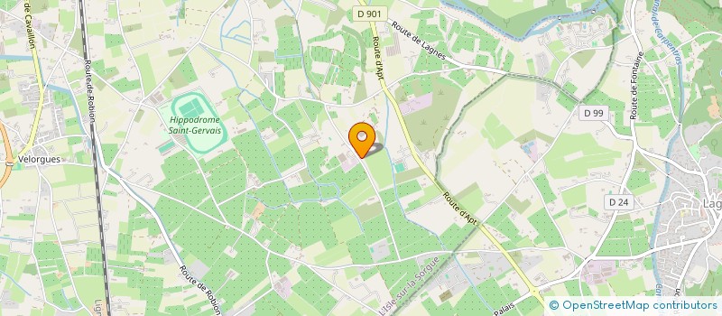 localisation de l'entreprise MONSIEUR LAURENT TAMISIER  L'ISLE-SUR-LA-SORGUE