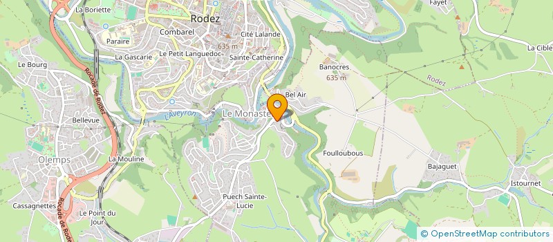 localisation de l'entreprise MONSIEUR LAURENT TAMISIER  LE MONASTERE