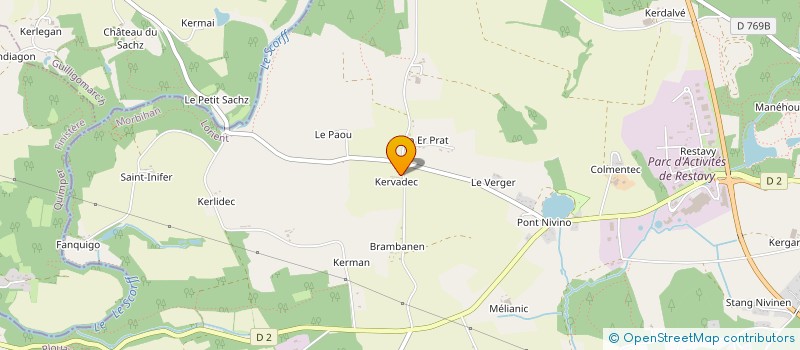 localisation de l'entreprise MONSIEUR LAURENT TANGUY à PLOUAY