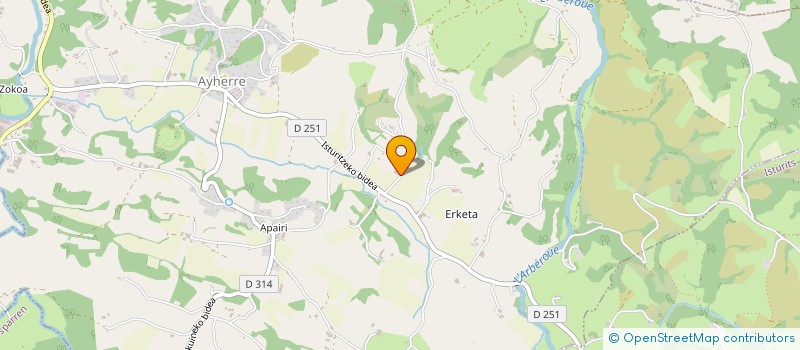 localisation de l'entreprise MONSIEUR LAURENT TAPIA  AYHERRE