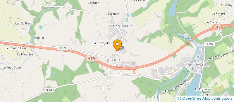 localisation de l'entreprise MONSIEUR LAURENT TARDIF à JUGON-LES-LACS