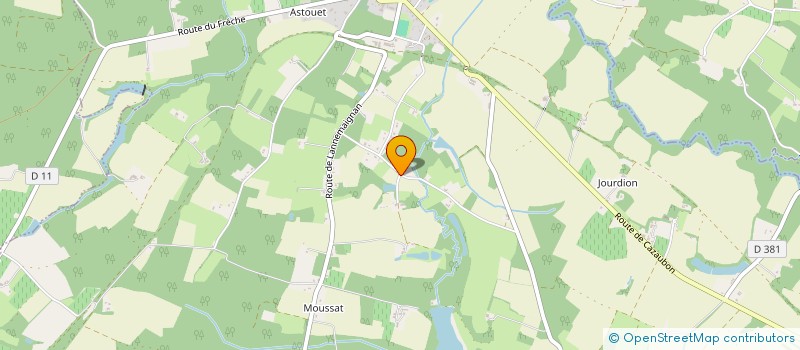 localisation de l'entreprise MONSIEUR LAURENT TARRIDE  LABASTIDE-D'ARMAGNAC