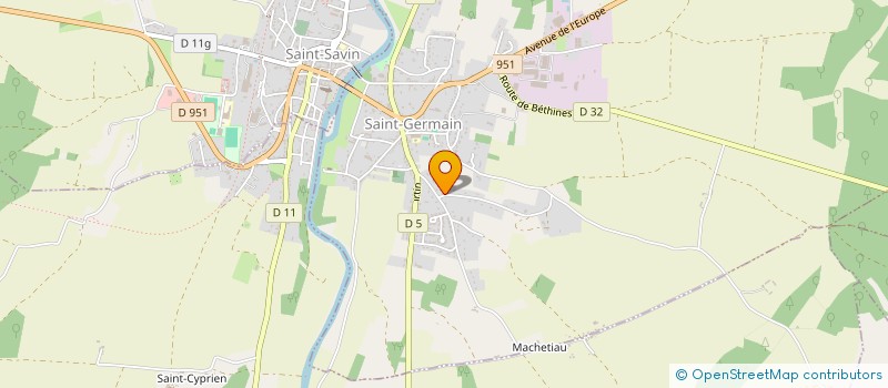 localisation de l'entreprise MONSIEUR LAURENT TARTARIN  SAINT-GERMAIN