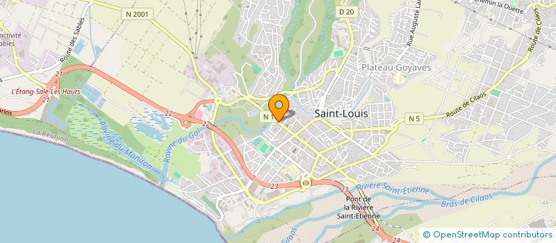 localisation de l'entreprise MONSIEUR LAURENT TAULIN à SAINT-LOUIS