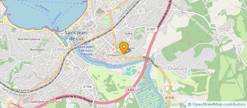 localisation de l'entreprise MONSIEUR LAURENT TAUZIN-PETIT à SAINT-JEAN-DE-LUZ